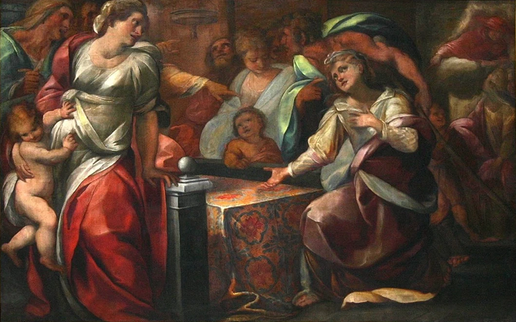 107-Milano, Duomo - Tele di San Carlo, Miracolo di Marta dei Vighi  